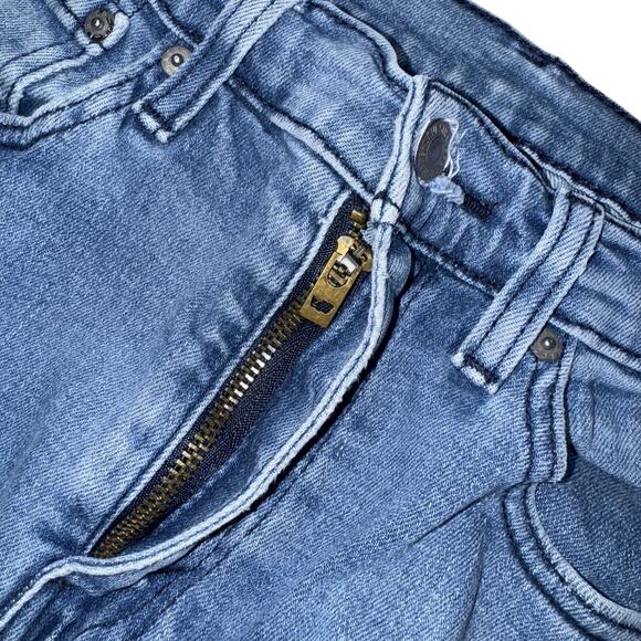 Levis 514 Mens Jeans 32x32 Blue Straight Fit Stretch Denim Zip Fly 5 Pocket - Picture 9 of 14
